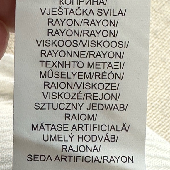 Lauren Ralph Lauren Short Sleeve V-Neck Front & Back Tunic Coverup - White - Lrg - Picture 8 of 10